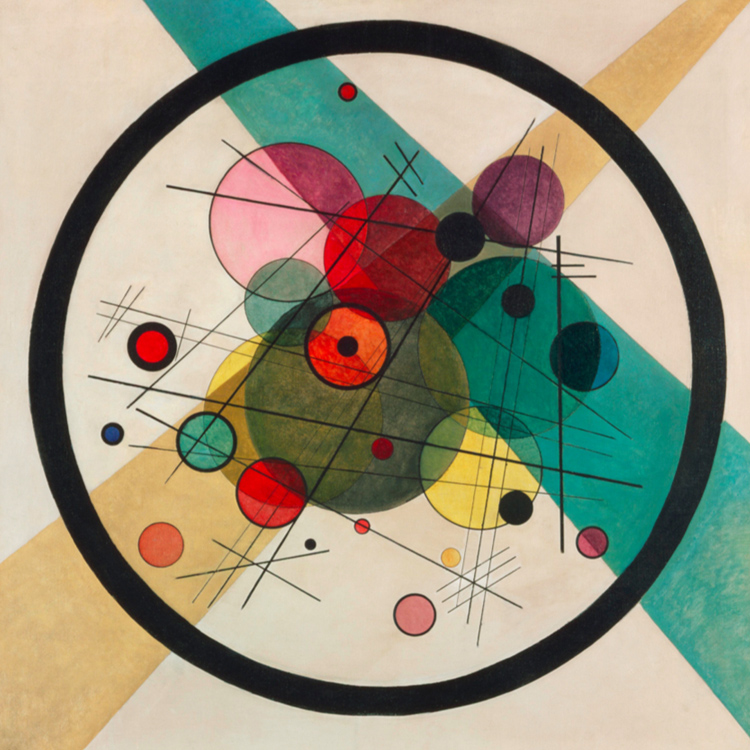 Circles in a Circle, Vassily Kandinsky, 1923