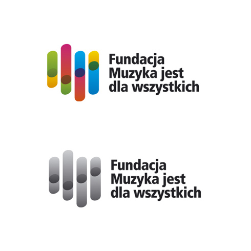 Fundacja Muzyka jest dla wszystkich - logo z konkursu
