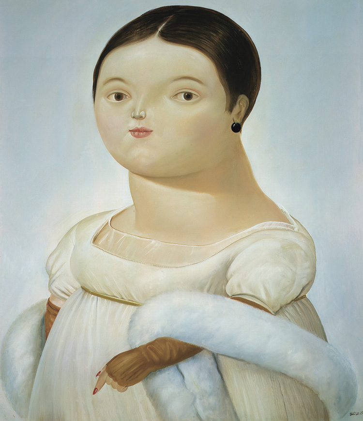 Mademoiselle Rivière, Fernando Botero, Columbia 1979
