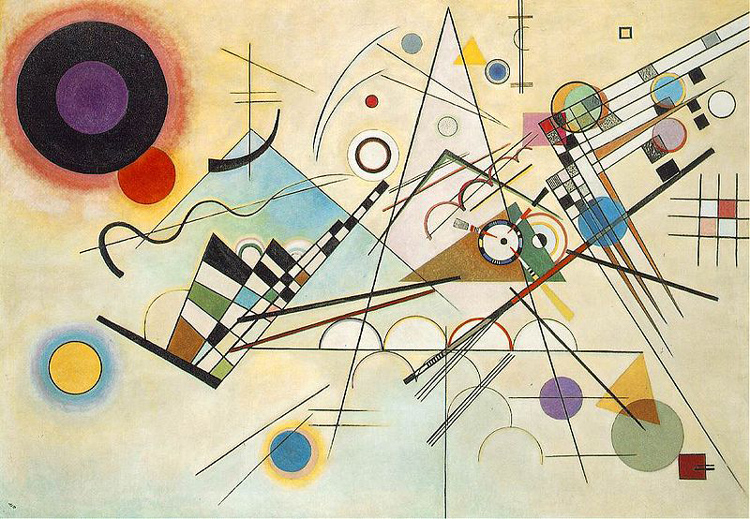 Composition 8, Vassily Kandinsky, 1923, Musée Guggenheim, New York