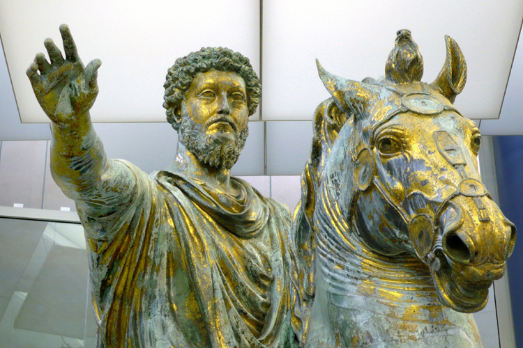 Marco Aurelio's original statue, fot. Zanner / Wikimedia Commons