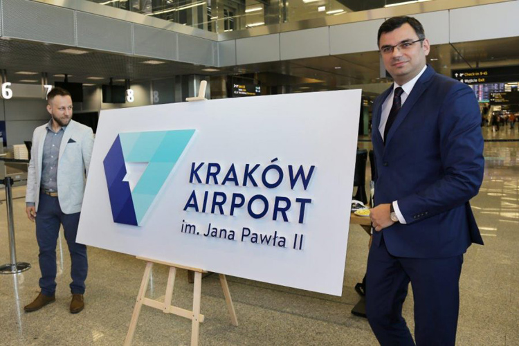 Nowy logotyp Kraków Airport