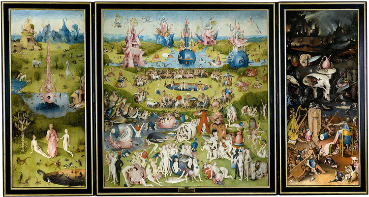 El jardín de las Delicias, Hieronymus Bosch, 1500-1505