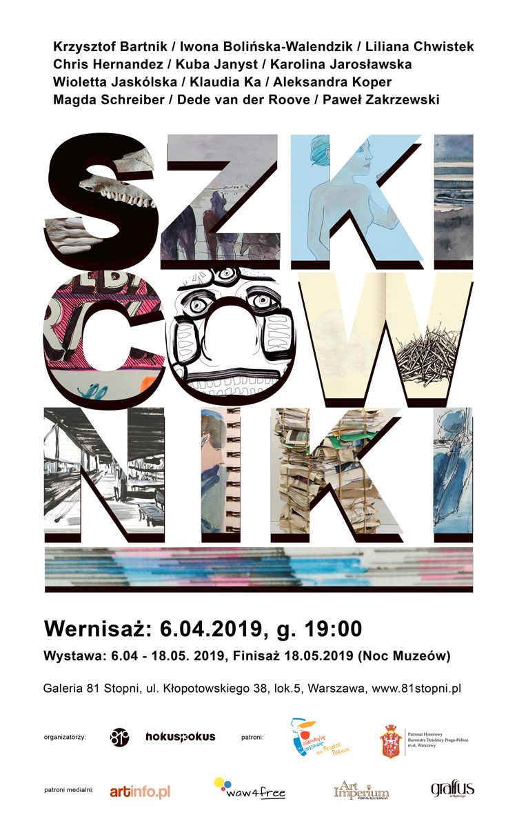 Szkicowniki, Galeria 81 Stopni, Warszawa